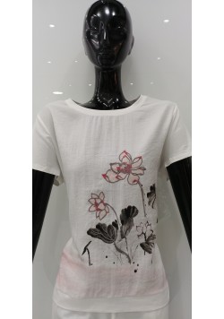 ΛΕΥΚΟ ΒΑΜΒΑΚΕΡΟ T-SHIRT