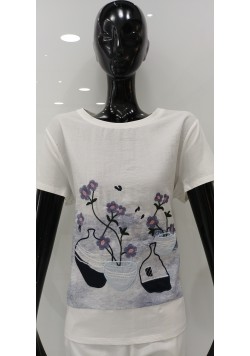 ΛΕΥΚΟ ΒΑΜΒΑΚΕΡΟ T-SHIRT