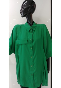 ΠΡΑΣΙΝΗ ΠΟΥΚΑΜΙΣΑ ΜΕ 3/4 ΜΑΝΙΚΙ