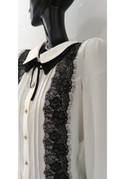 ΛΕΥΚΟ ΠΟΥΚΑΜΙΣΟ ΜΕ ΔΑΝΤΕΛΑ