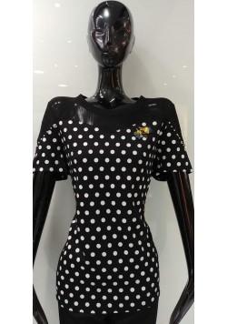 ΑΠΡΟΜΑΥΡΗ ΠΟΥΑ ΜΠΛΟΥΖΑ ΜΕ 3/4 MANIKI